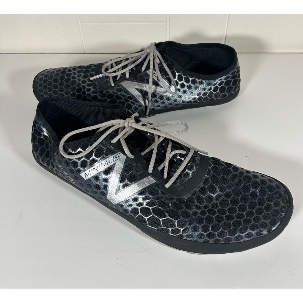 New Balance Minimus Road Zero MR1BS Black Silver Running Shoes Men's 13 D Rare